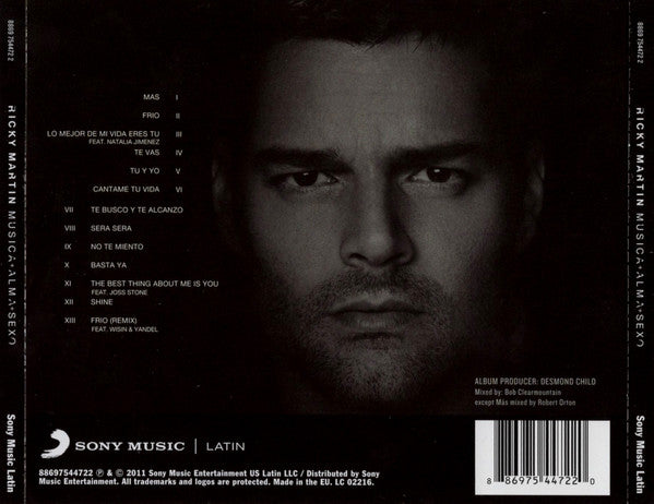 Ricky Martin : Música + Alma + Sexo (CD, Album)