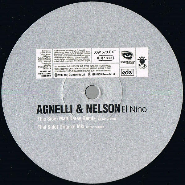 Agnelli & Nelson : El Niño (12")