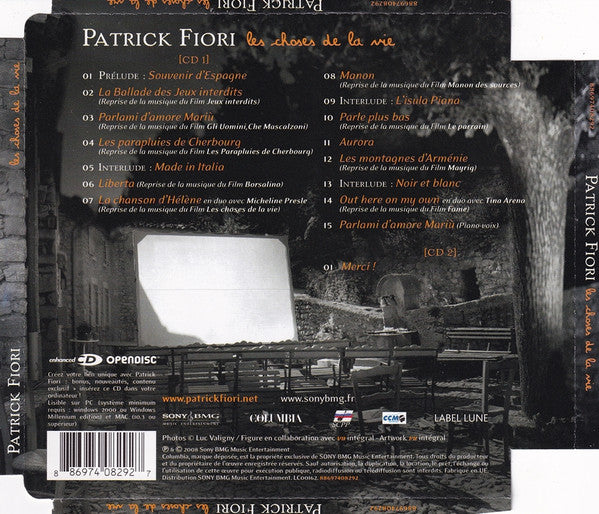 Patrick Fiori : Les Choses De La Vie (CD, Album, Enh + CD, Mini)