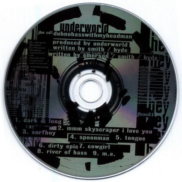 Underworld : Dubnobasswithmyheadman (CD, Album, RP, Sec)