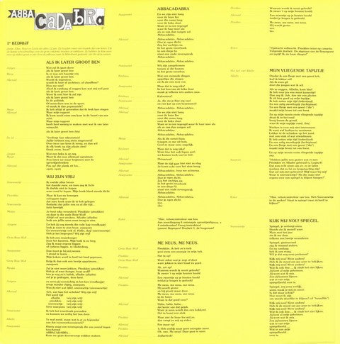 Various : ABBAcadabra (LP, Album, Gat)