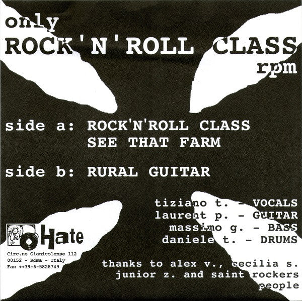 Rock'n'Roll Class : Only Rock'n'Roll Class (7")