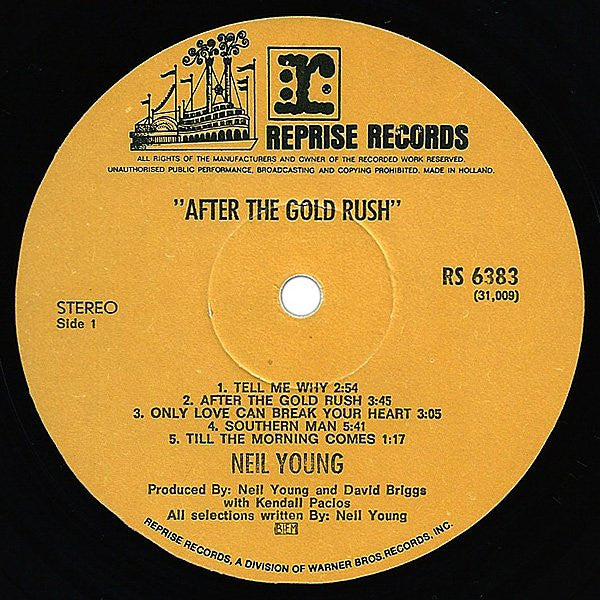 Neil Young : After The Gold Rush (LP, Album, Gat)