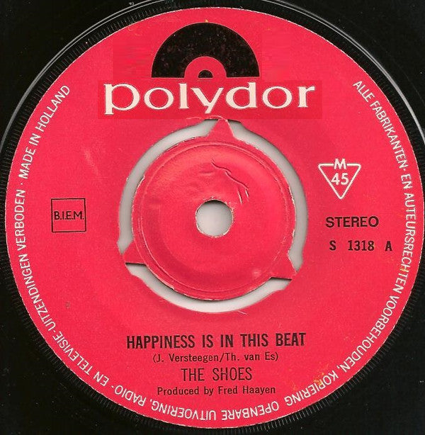 The Shoes : Happiness Is In This Beat / My Girl Flo (7", Single)
