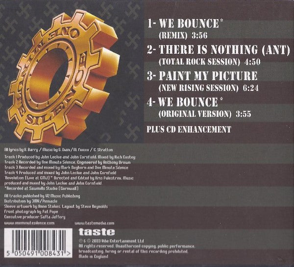 One Minute Silence : We Bounce (CD, Single, Enh)