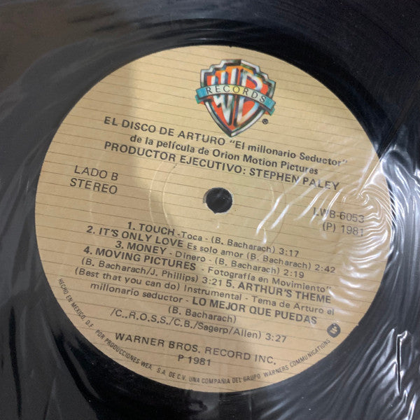 Various : Arthur The Original Soundtrack / El Disco De "Arturo" (El Millionario Seductor) (LP, Album)