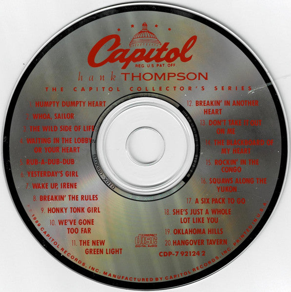 Hank Thompson :  Collectors Series (CD, Album, Comp)