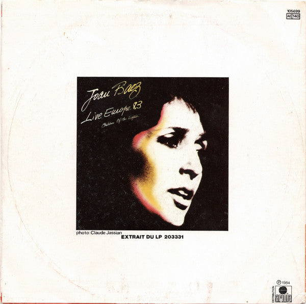 Joan Baez : Warriors Of The Sun / Prendre Un Enfant (7", Single)