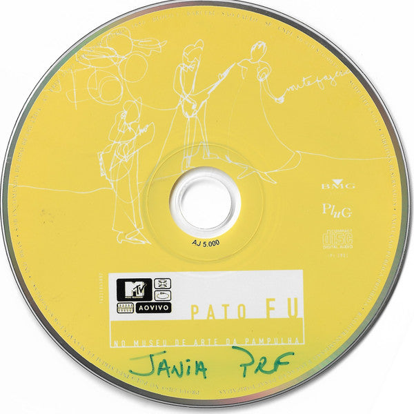 Pato Fu : No Museu De Arte Da Pampulha (MTV Ao Vivo) (CD, Album, RP, AJ)
