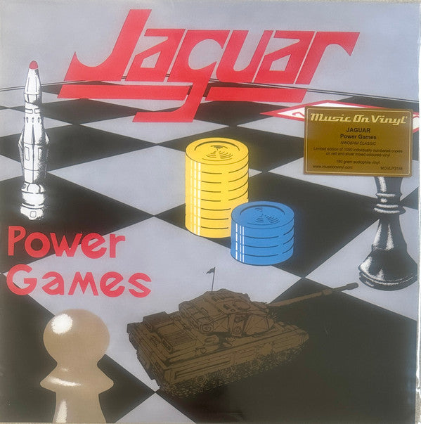 Jaguar (6) : Power Games (LP, Album, Ltd, Num, Red)