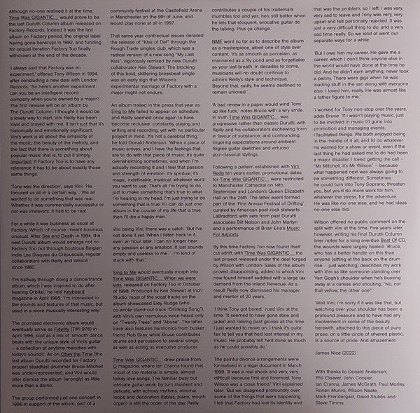The Durutti Column : Time Was Gigantic... When We Were Kids (2xLP, RE, 180)