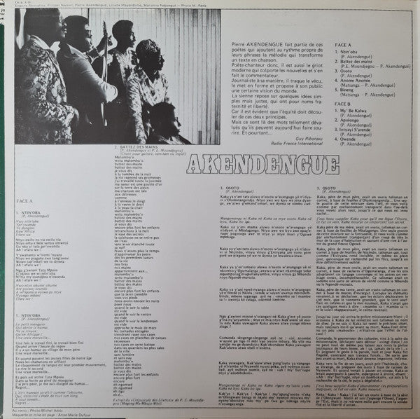 Pierre Akendengue : Owende (LP, Album)