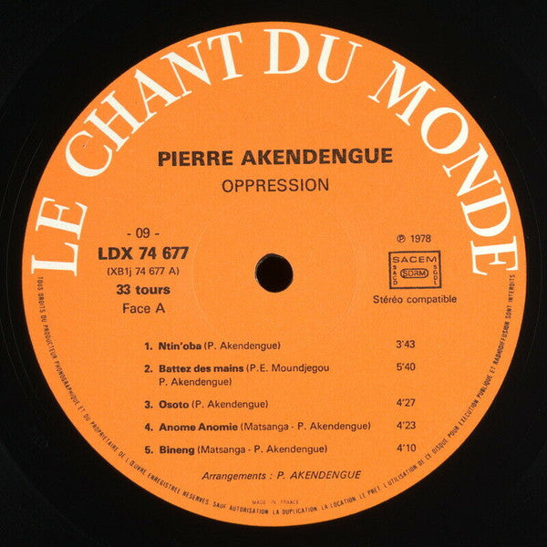 Pierre Akendengue : Owende (LP, Album)