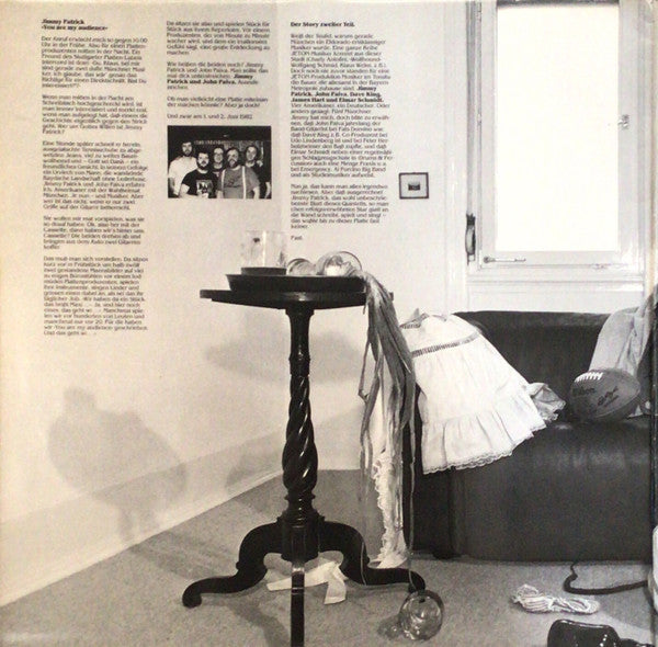 Jimmy Patrick : You Are My Audience (LP, Album, Ltd)