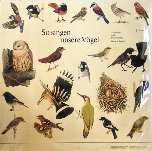 Hans A. Traber : So Singen Unsere Vögel (2xLP, Comp)