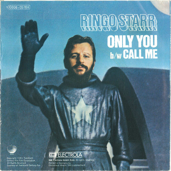 Ringo Starr : Only You (7", Single)