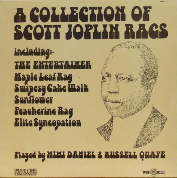 Mimi Daniel And Russell Quaye : A Collection Of Scott Joplin Rags (LP, Album)