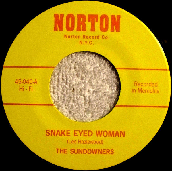 The Sundowners (8) : Snake Eyed Woman / Ubangi Stomp (7", Single)