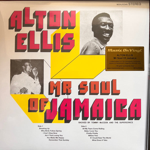 Alton Ellis : Mr Soul Of Jamaica (LP, Ltd, Num, RE, Mag)