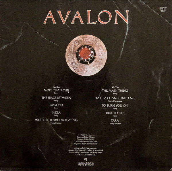 Roxy Music : Avalon (LP, Album)