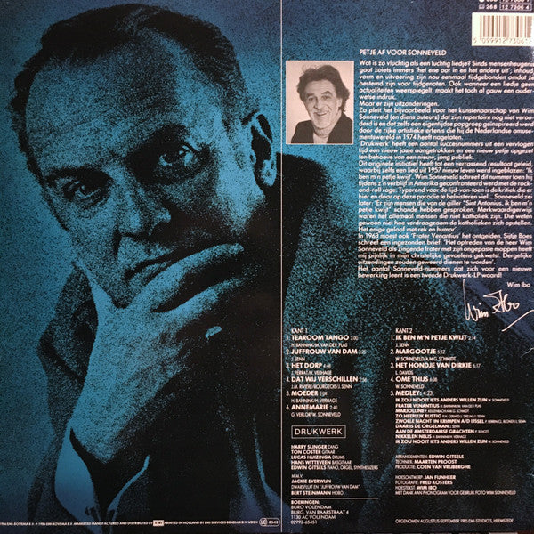 Drukwerk : Petje Af Voor Sonneveld (LP, Album)