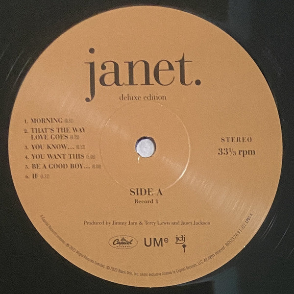 Janet Jackson : Janet. (3xLP, Album, Dlx, RE)