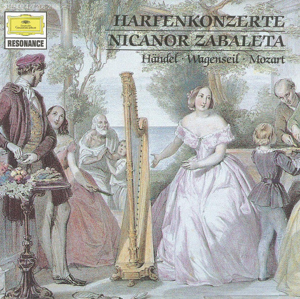 Georg Friedrich Händel, Georg Christoph Wagenseil, Wolfgang Amadeus Mozart - Nicanor Zabaleta : Harfenkonzerte (CD)