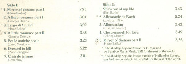 Chris Hinze With London Symphony Orchestra Featuring: Louis van Dijk : Mirror Of Dreams (LP, Album)