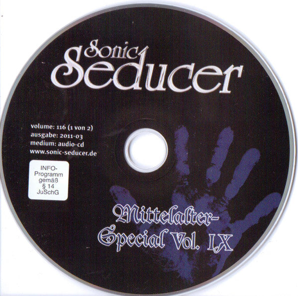 Various : Sonic Seducer Cold Hands Seduction - Vol. 116 / Mittelalter-Special Vol. IX (2xCD, Comp, Enh)