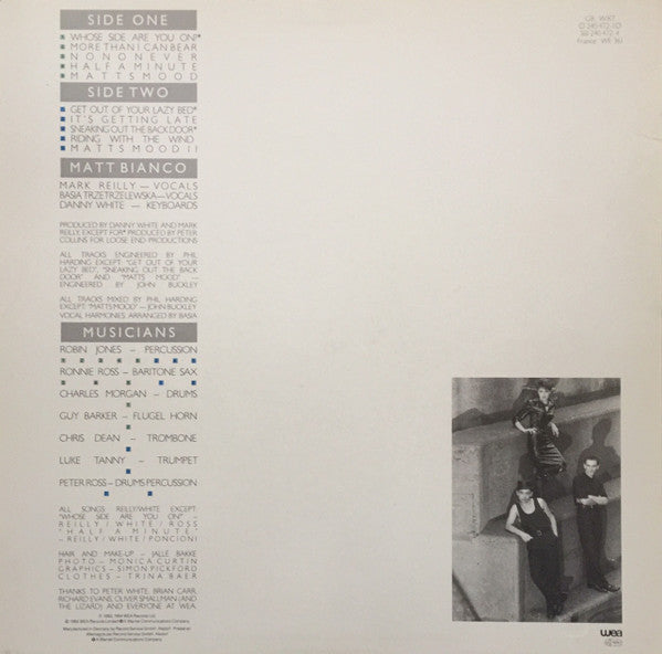 Matt Bianco : Whose Side Are You On (LP, Album)