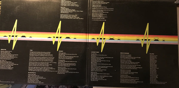 Pink Floyd : The Dark Side Of The Moon (LP, Album, RE, Whi)