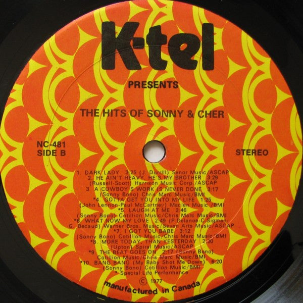Sonny & Cher : The Hits Of Sonny & Cher (LP, Comp)