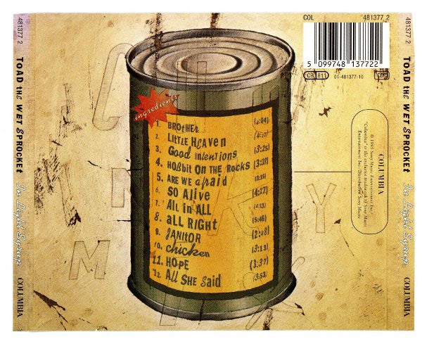 Toad The Wet Sprocket : In Light Syrup (CD, Comp)