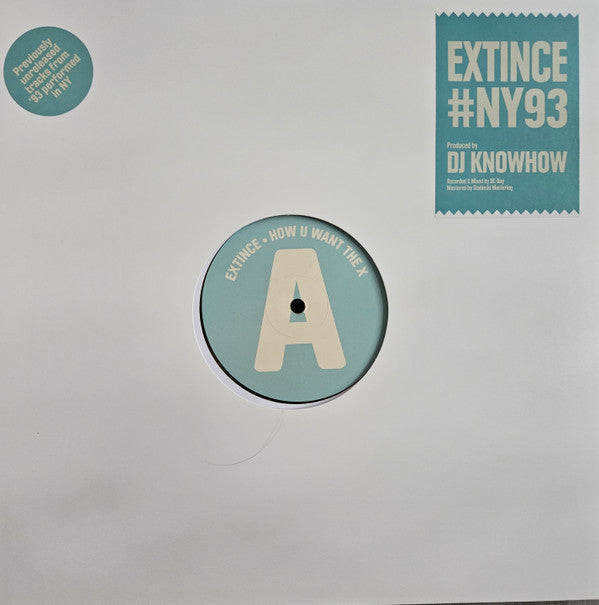 Extince : How U Want The X / Diss-Proof (12", Single, Ltd, Num, Cle)