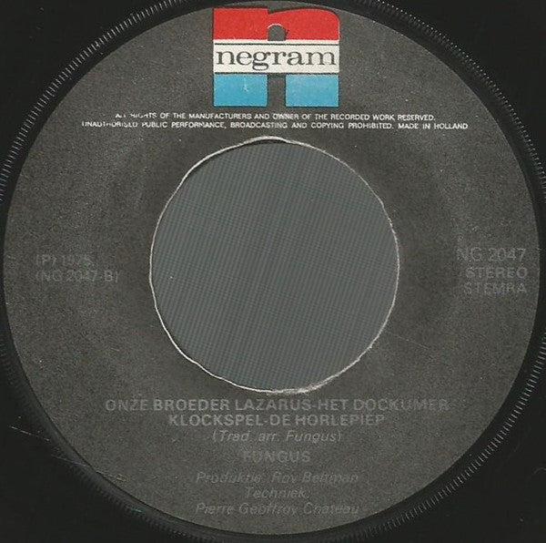 Fungus (3) : Een Boer Ging Naar De Wei (7", Single)