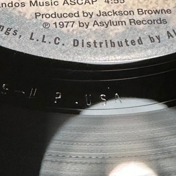 Jackson Browne : Running On Empty (LP, Album, RE, RM, 180)