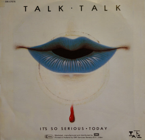 Talk Talk : It's So Serious • Today (7", Single)