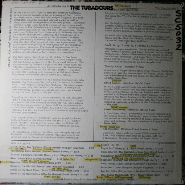 The Tubadours : Ve Iss Da Mighty Tubadours Ya? (LP, Album)