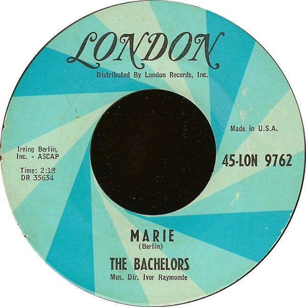 The Bachelors : Marie (7", Styrene, Mon)