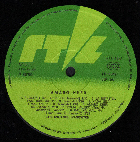 Les Tziganes Ivanovitch : Amaro Kher (LP, Album)