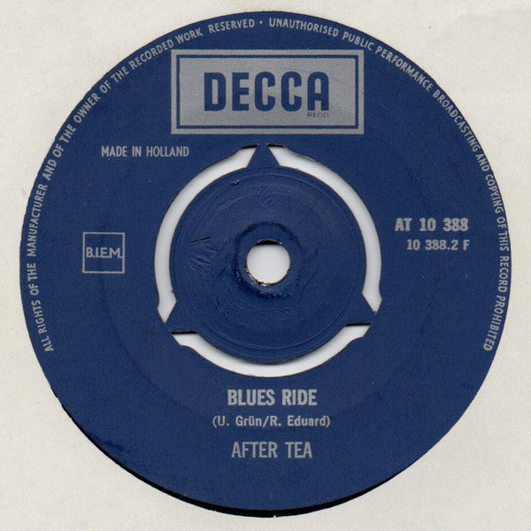 After Tea : A Little Bit Today, A Little Bit Tomorrow / Blues Ride (7", Single, Mono)
