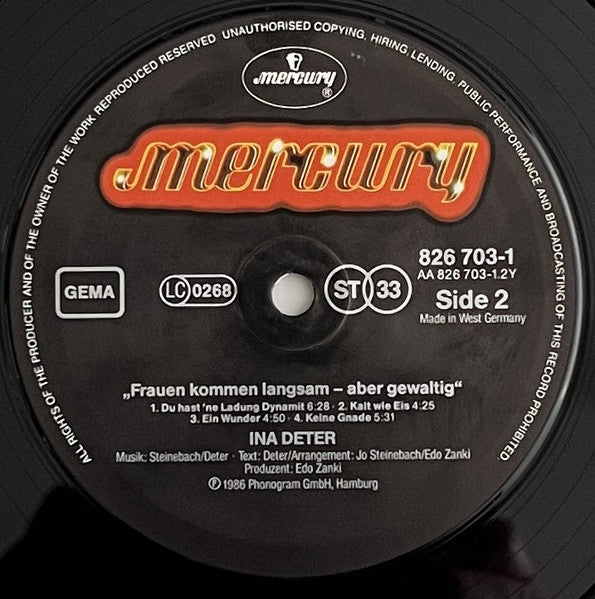 Ina Deter : Frauen Kommen Langsam – Aber Gewaltig (LP, Album)
