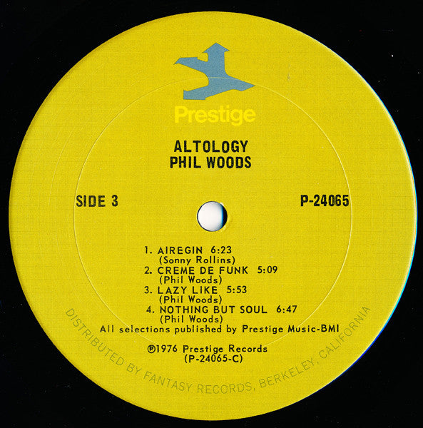 Phil Woods : Altology (2xLP, Comp)