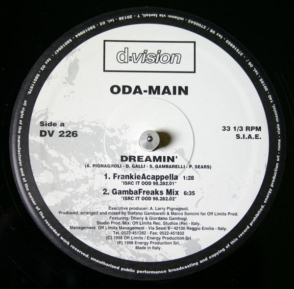 Oda-Main : Dreamin' (12")
