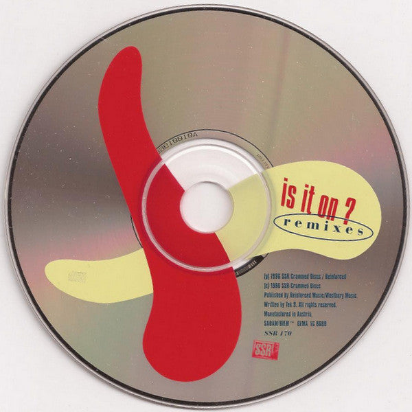 Tek 9 : Is It On? (Remixes) (CD, EP)
