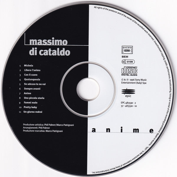 Massimo Di Cataldo : Anime (CD, Album)