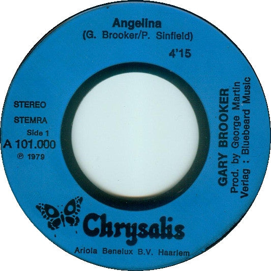 Gary Brooker : Angelina (7", Single)