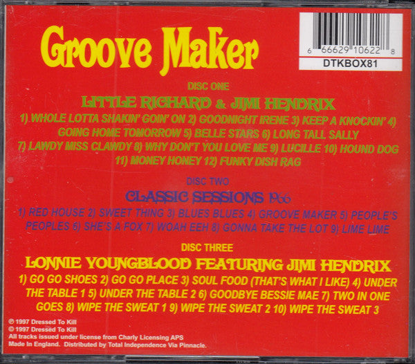 Jimi Hendrix : Groove Maker (3xCD, Comp, Unofficial)