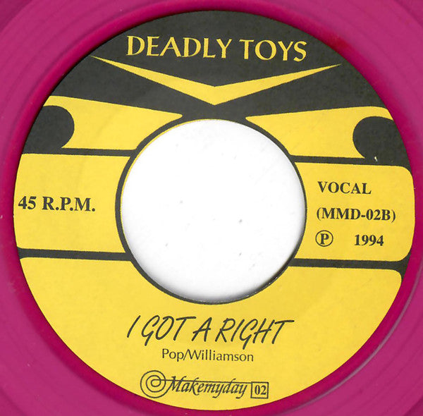 Deadly Toys (2) : Come Down (7", Single, Ltd, Num, Pur)