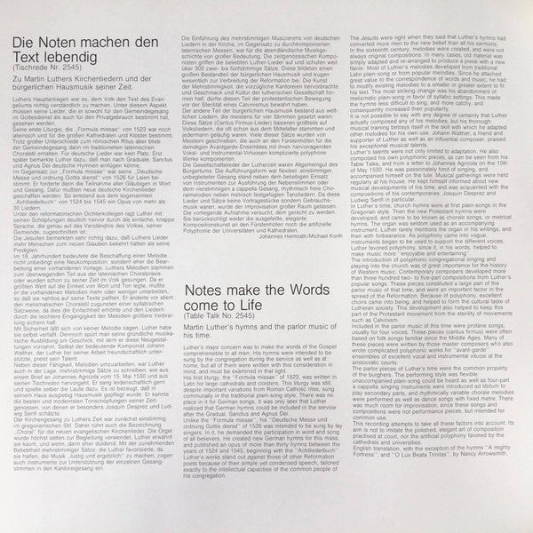 Bären Gässlin : Das Thut Dem Alten Drachen Zorn (LP, Album)